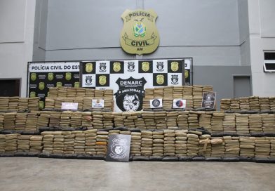 Polícia apreende 1,3 tonelada de skunk avaliada em R$ 27,6 milhões no AM