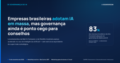 Adoção de IA avança, mas governança ainda é ponto cego