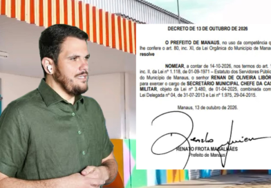 Renato Junior troca comando da Casa Militar da Prefeitura de Manaus