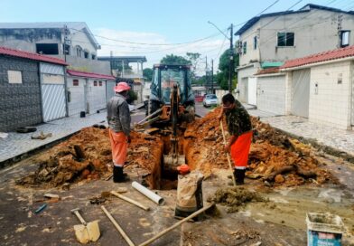 Prefeitura de Manaus recupera rede de drenagem profunda no conjunto Juruá, no Alvorada I