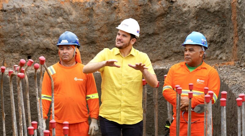 Prefeito Renato Junior vistoria obras do Passarão, que chegam a 55% de execução na zona Oeste de Manaus