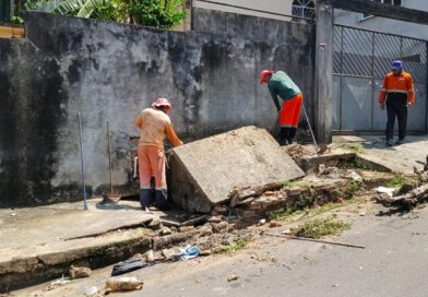 Prefeitura de Manaus recupera rede de drenagem na rua Arthur Virgílio, no bairro Vila da Prata