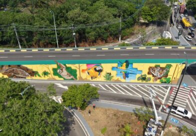 Prefeitura de Manaus avança com projeto de modernização do complexo viário Miguel Arraes com melhorias em iluminação, quadra e passeio