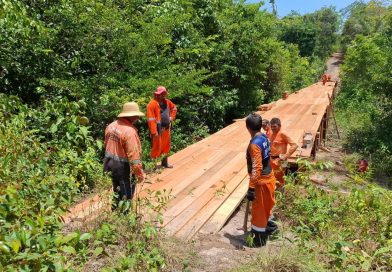 Prefeitura de Manaus constrói ponte de 120 metros no ramal do Brasileirinho para melhorar acesso e mobilidade dos moradores