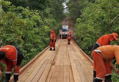 Prefeitura de Manaus conclui construção de ponte de 120 metros e melhora acesso no ramal do Brasileirinho