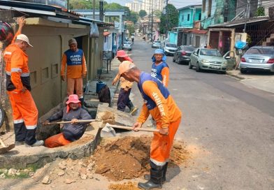 Prefeitura de Manaus recupera rede de drenagem no Lírio do Vale e melhora escoamento das águas da chuva