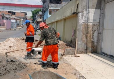 Prefeitura de Manaus avança com drenagem superficial no Alvorada e reforça infraestrutura no conjunto Jardim do Éden