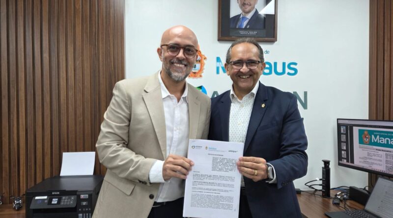 Prefeitura de Manaus e Ambipar se reúnem para estudar programa que poderá transformar reciclagem em créditos para serviços públicos