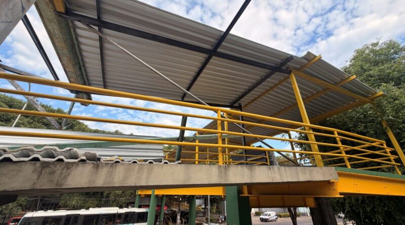 Prefeitura de Manaus avança na modernização da passarela da avenida Carvalho Leal