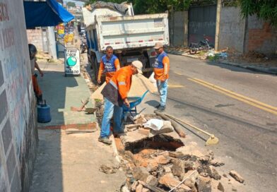 Prefeitura de Manaus recupera drenagem profunda na rua Gurupi e leva mais segurança para moradores