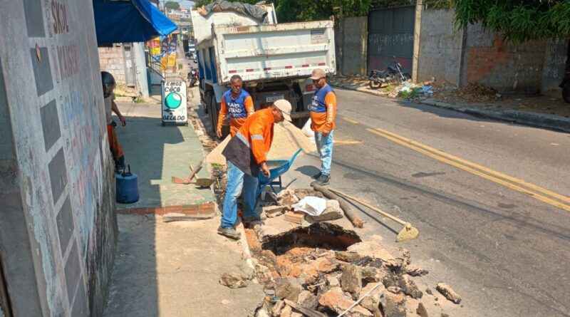 Prefeitura de Manaus recupera drenagem profunda na rua Gurupi e leva mais segurança para moradores