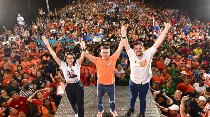 David reúne multidão em último comício do 1ºturno, destaca ação conjunta e apresenta prioridades para o Amazonas