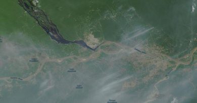 Imagens de satélite mostram Manaus encoberta por fumaça